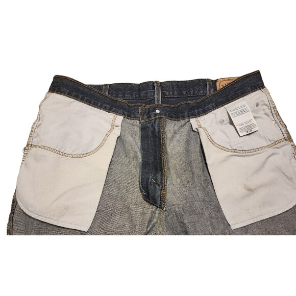 Levi Strauss & Co Signature Bootcut 38x32 Men's Blue Jeans 100% Cotton 5 Pocket - Picture 15 of 16